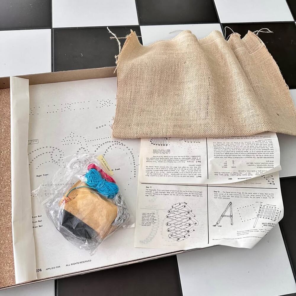 vintage 3-D String Art kit by Ship Shape Aston Martin design for experts - Picture 8 of 9